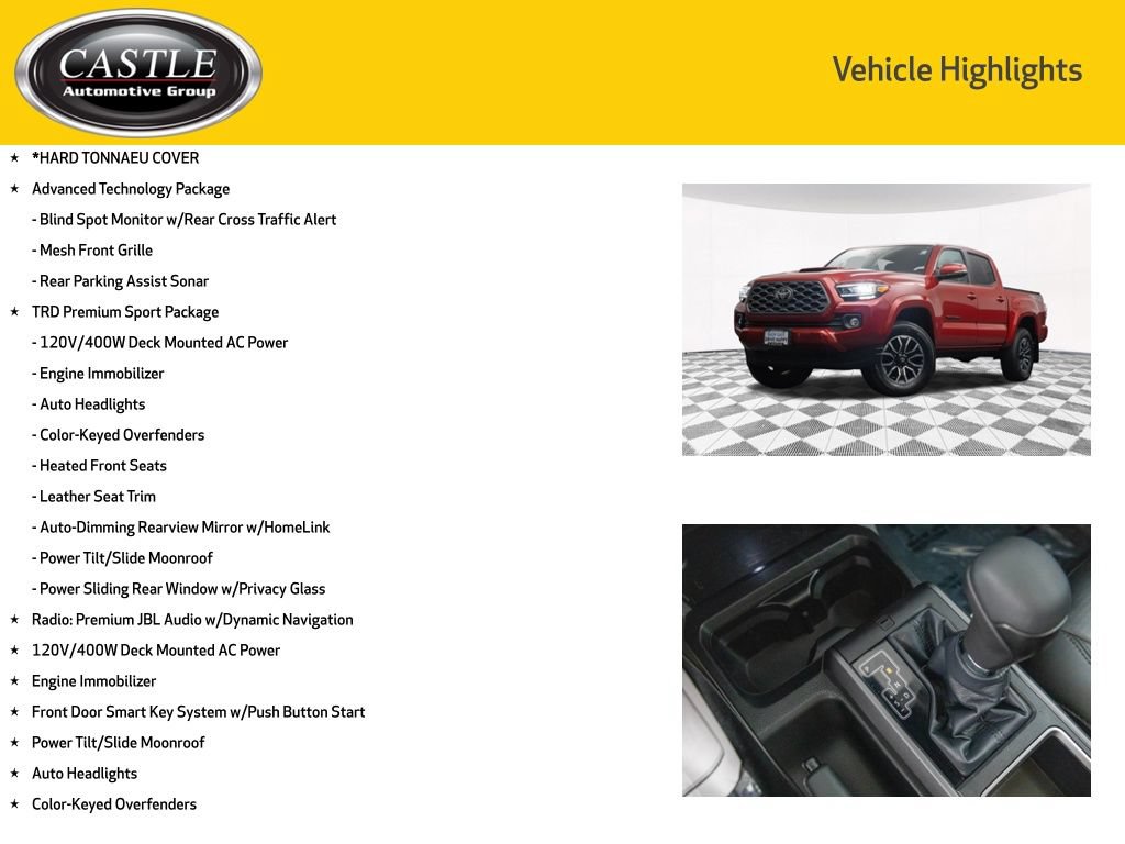 Used 2023 Toyota Tacoma TRD Sport w/ TRD Premium Sport Package AWD/4WD image 4