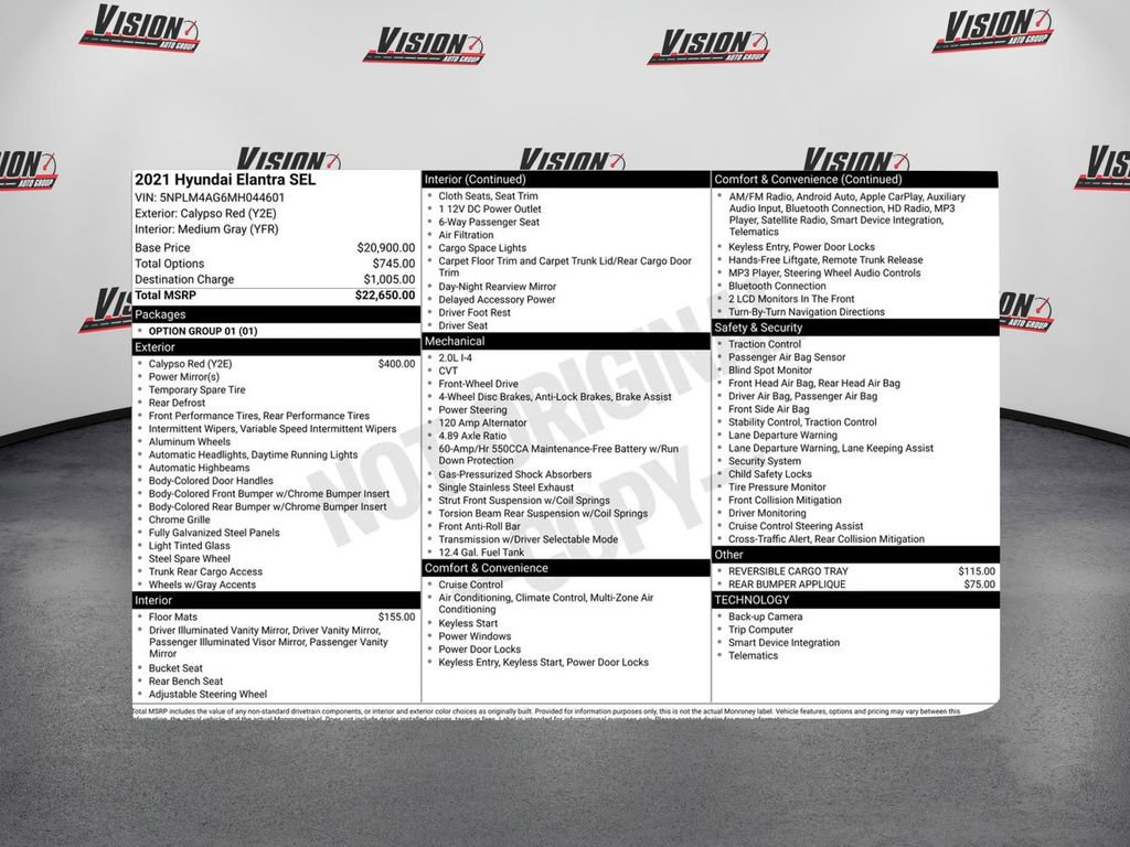 Used 2021 Hyundai Elantra SEL image 34