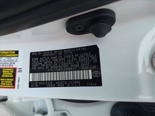 Certified 2020 Toyota Camry LE w/ Convenience Package FWD image 23