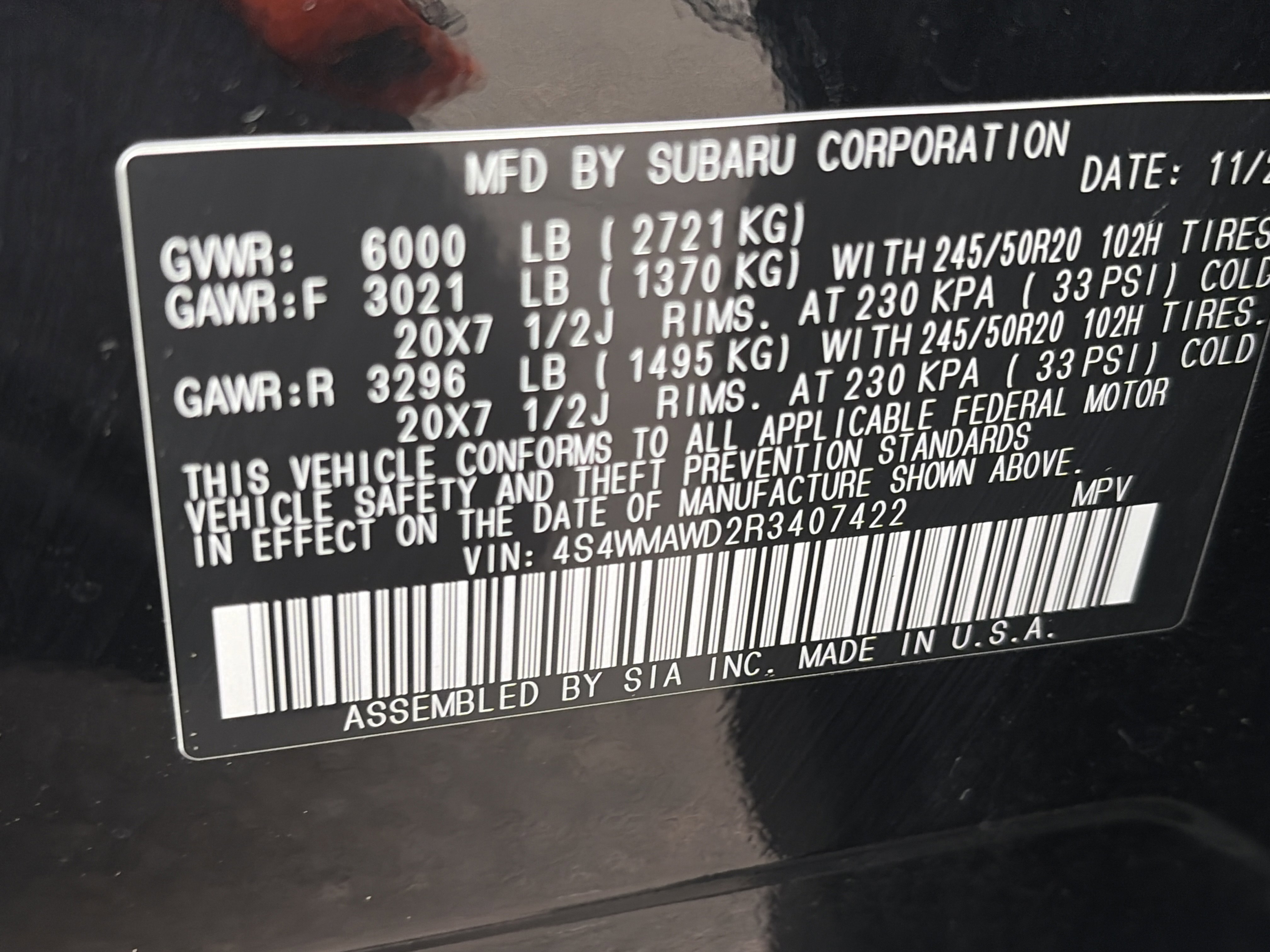 Used 2024 Subaru Ascent Touring AWD/4WD image 33