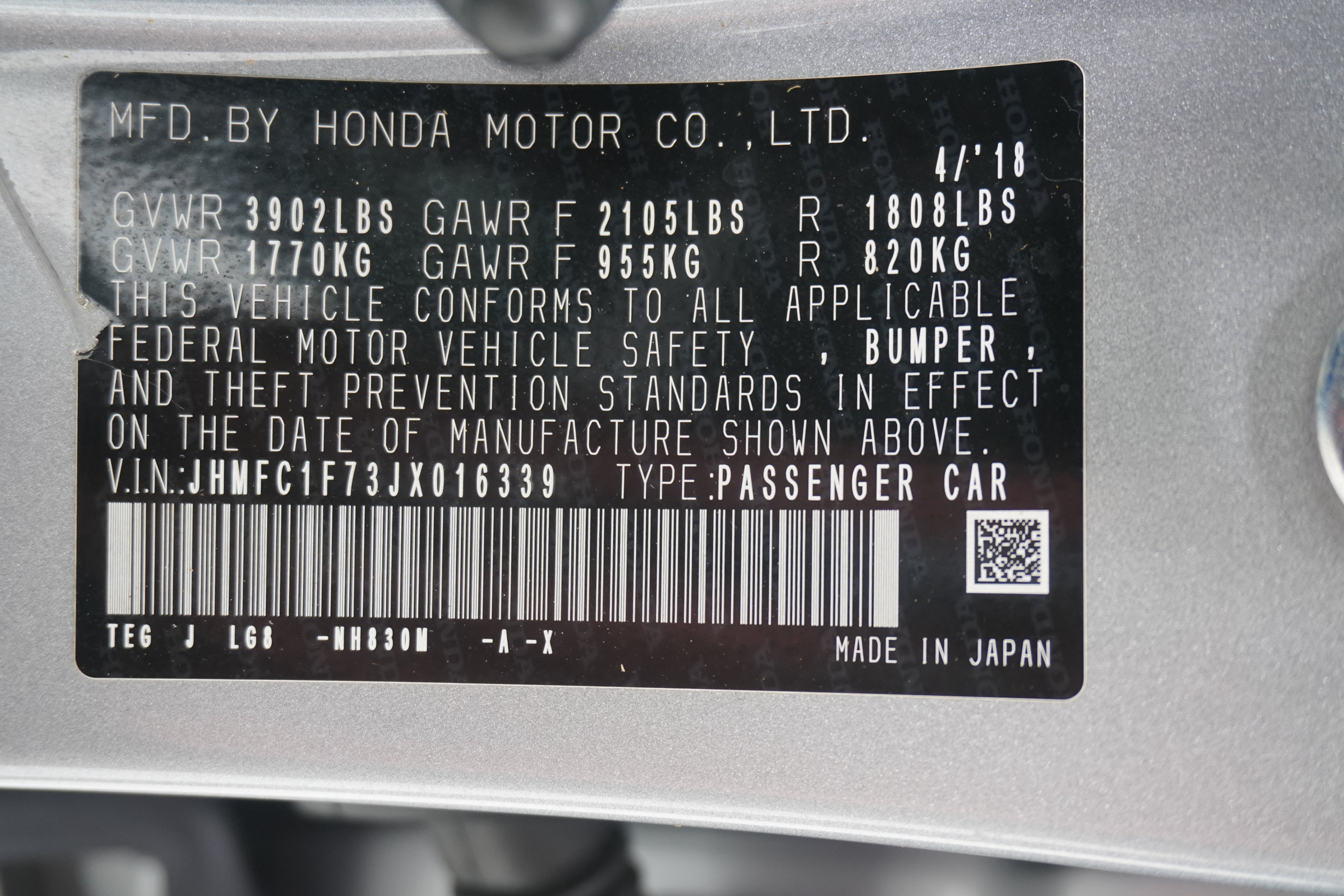 Used 2018 Honda Civic EX-L image 25