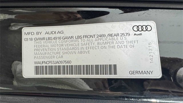 Used 2018 Audi A5 2.0T Prestige w/ Driver Assistance Package image 38