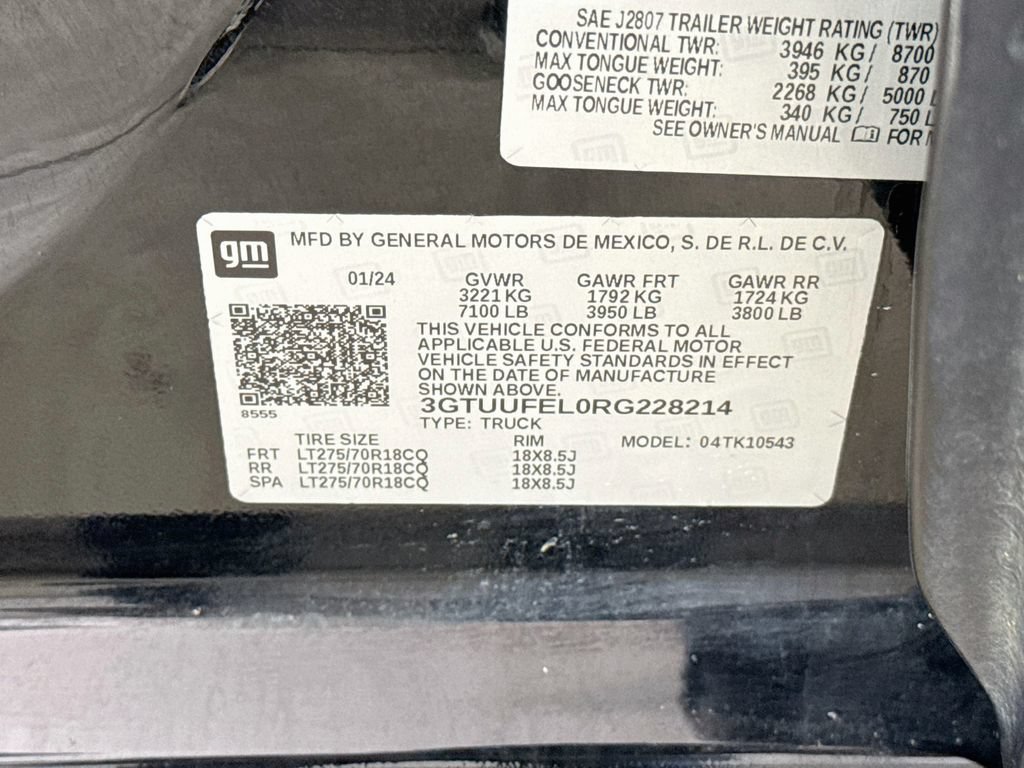 Used 2024 GMC Sierra 1500 AT4X AWD/4WD image 34