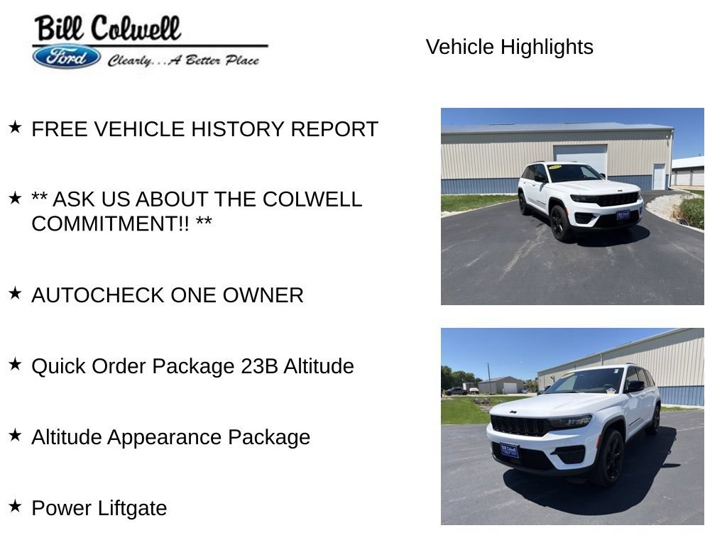 Used 2023 Jeep Grand Cherokee Altitude AWD/4WD image 11
