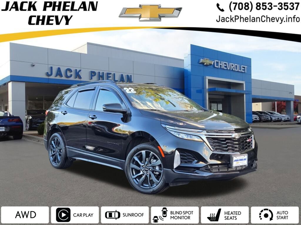 Used 2022 Chevrolet Equinox RS w/ RS Leather Package