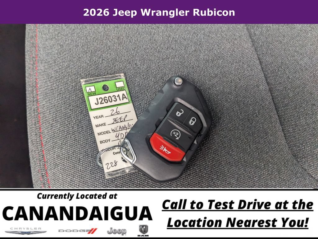 New 2026 Jeep Wrangler Unlimited Rubicon w/ Xtreme 35 Tire Package AWD/4WD image 35