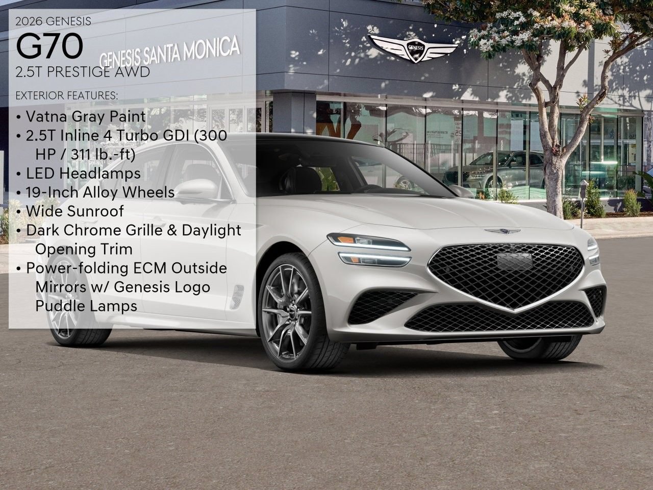 New 2026 Genesis G70 2.5T Prestige AWD/4WD image 3
