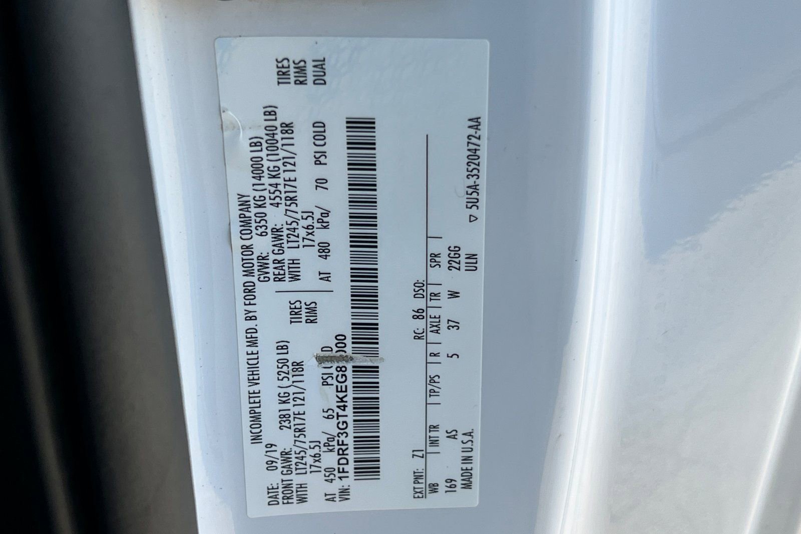 Used 2019 Ford F350 XL w/ XL Value Package image 31