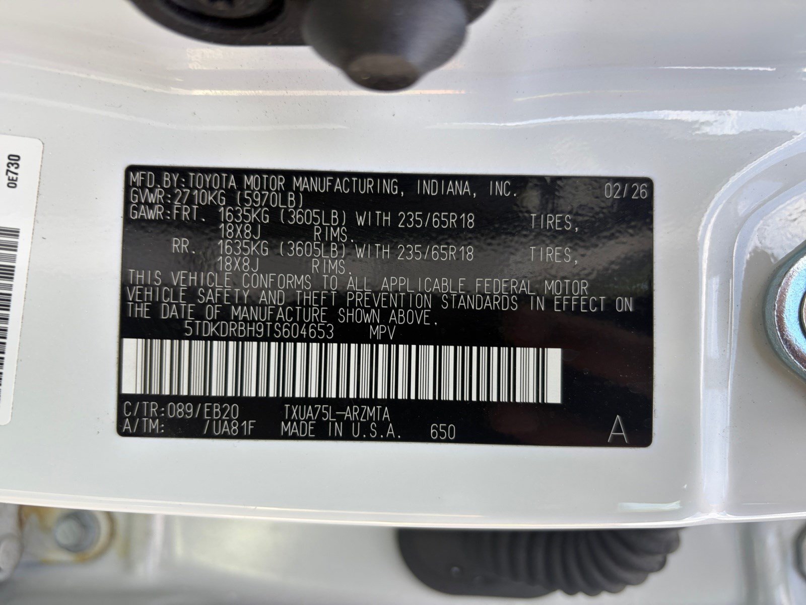 Used 2026 Toyota Highlander XLE AWD/4WD image 33