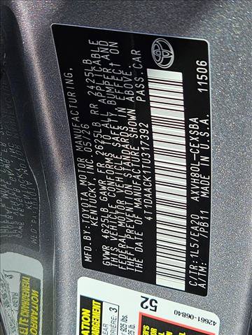 New 2026 Toyota Camry SE FWD image 17