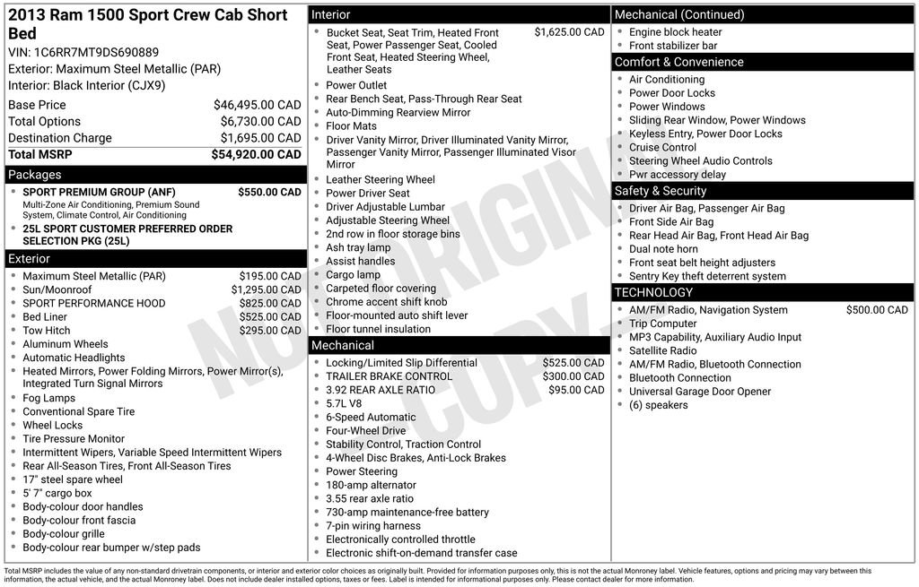 Used 2013 RAM 1500 Sport w/ Sport Premium Group AWD/4WD image 24