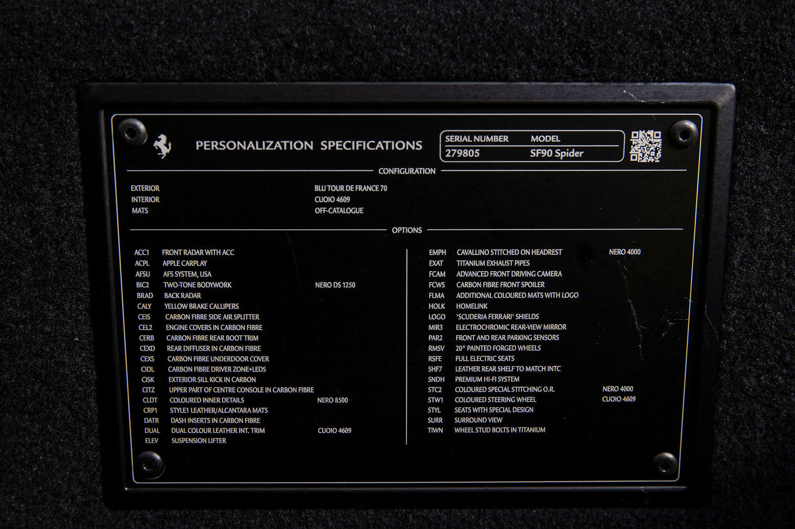 Certified 2022 Ferrari SF90 Spider image 37