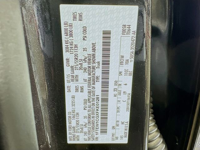 Used 2015 Ford F150 Lariat w/ Equipment Group 501A Mid image 30