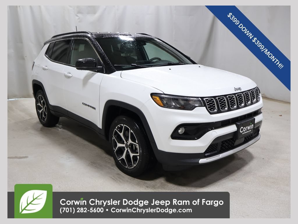 New 2026 Jeep Compass Limited AWD/4WD 360° Tour