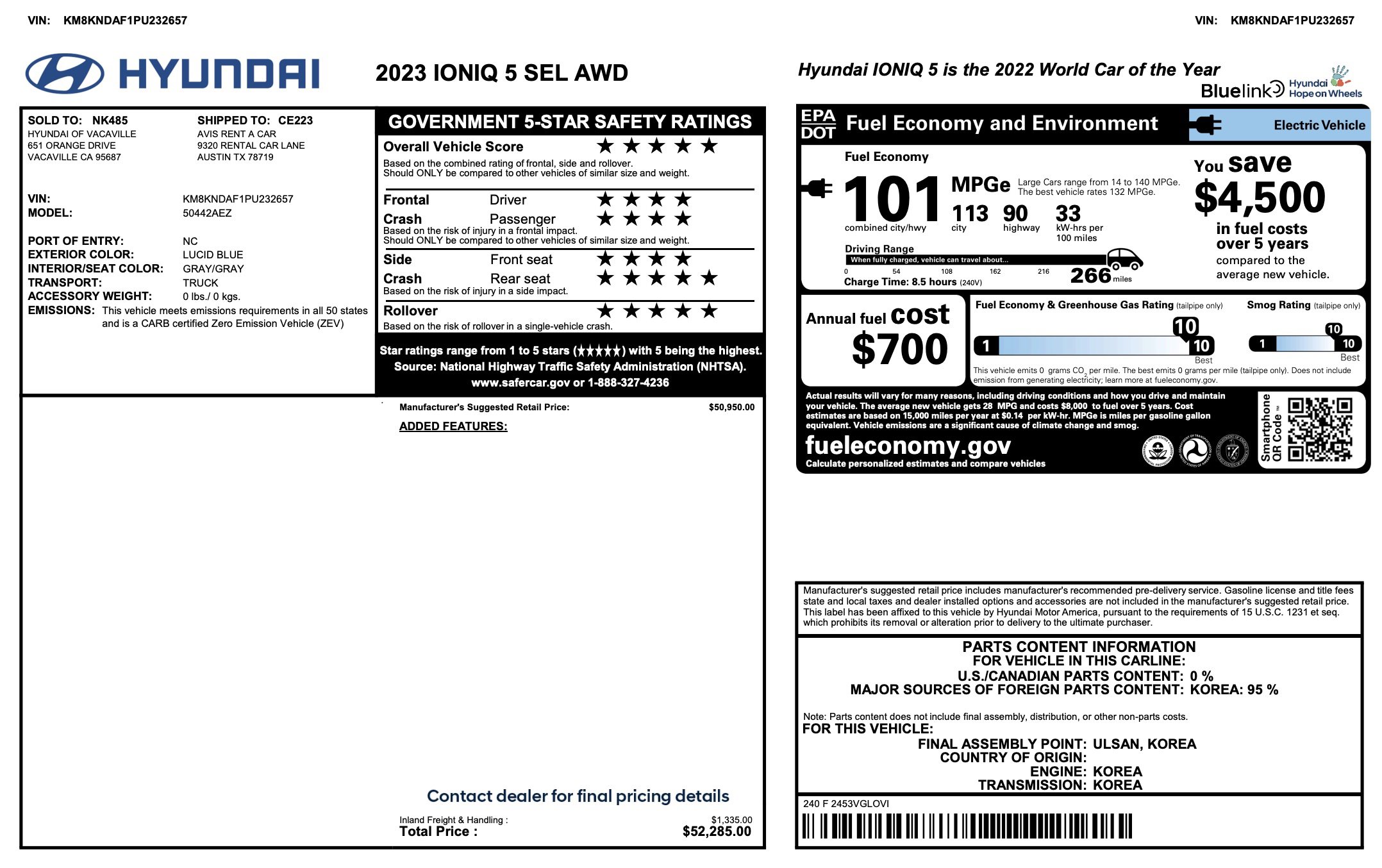 Used 2023 Hyundai Ioniq 5 SEL image 5