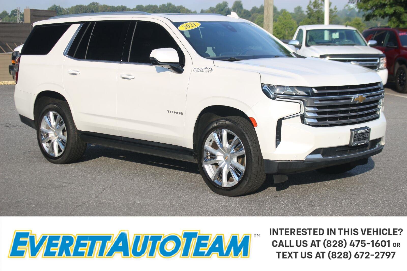 Used 2021 Chevrolet Tahoe High Country w/ Premium Package AWD/4WD image 1