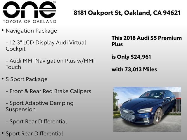 Used 2018 Audi S5 Premium Plus w/ Navigation Package image 6