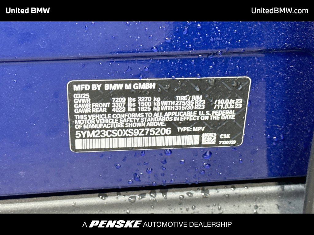 Certified 2025 BMW XM AWD/4WD image 21