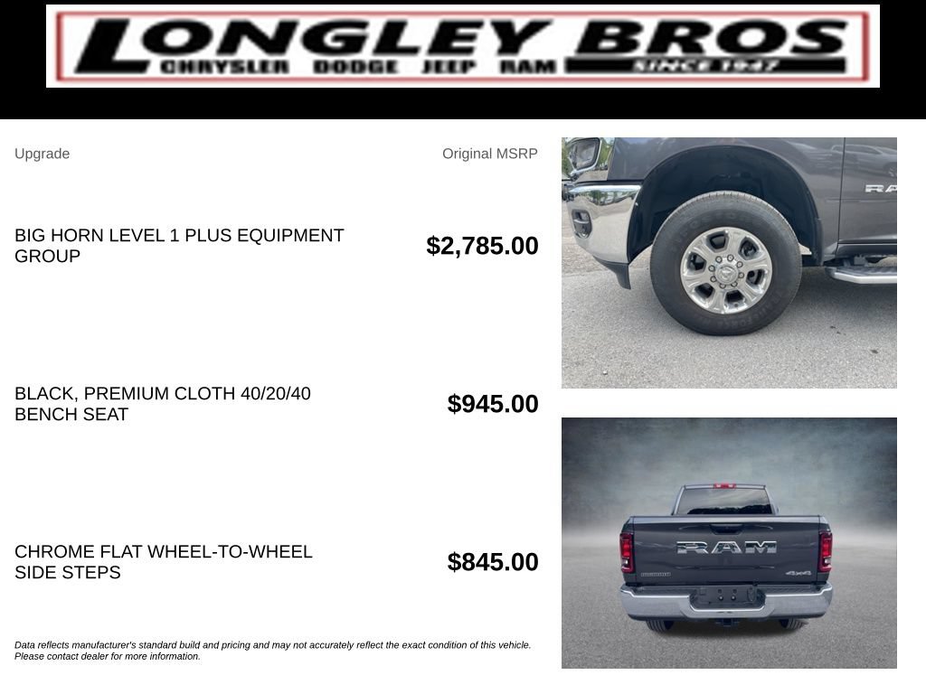 Used 2026 RAM 2500 Big Horn AWD/4WD image 6