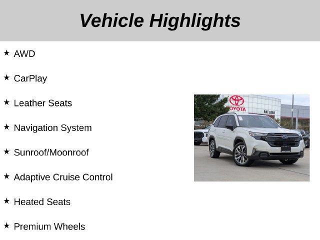 Used 2025 Subaru Forester Touring AWD/4WD image 5
