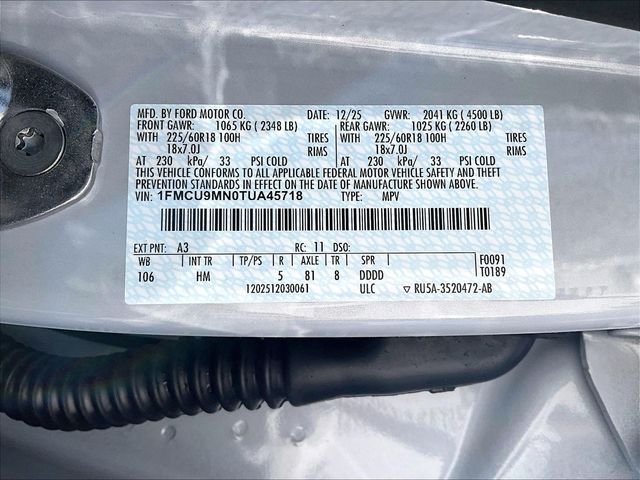New 2026 Ford Escape ST-Line w/ Tech Pack #1 AWD/4WD image 14