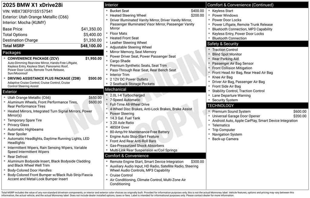 Used 2025 BMW X1 xDrive28i w/ Convenience Package image 37