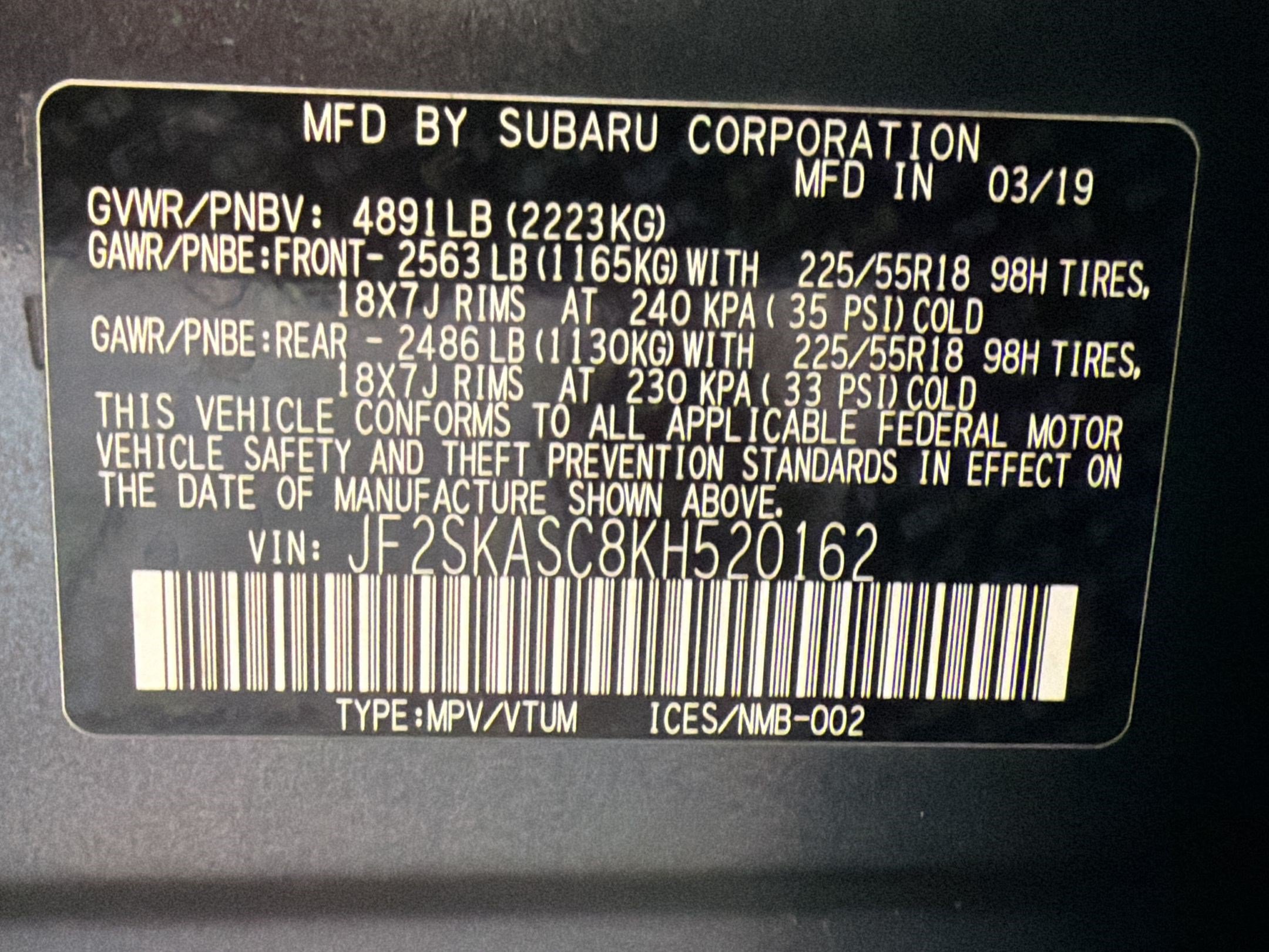 Used 2019 Subaru Forester Limited w/ Popular Package #3 AWD/4WD image 25