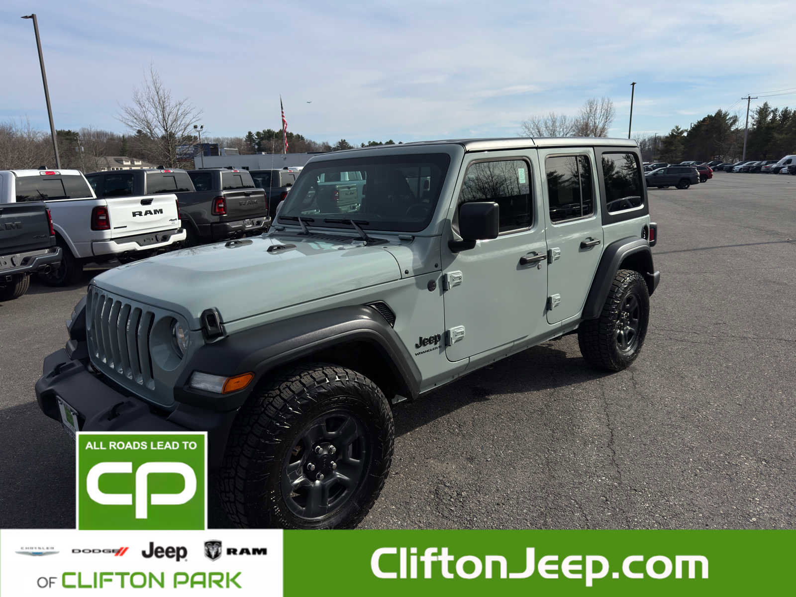 Used 2023 Jeep Wrangler Sport image 1