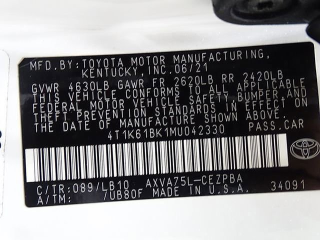 Used 2021 Toyota Camry XSE w/ Navigation Package image 22