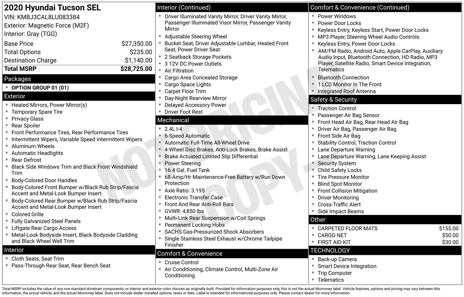 Used 2020 Hyundai Tucson SEL image 29