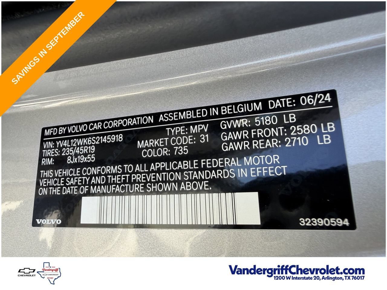 Used 2025 Volvo V60 B5 Cross Country Plus AWD/4WD image 28