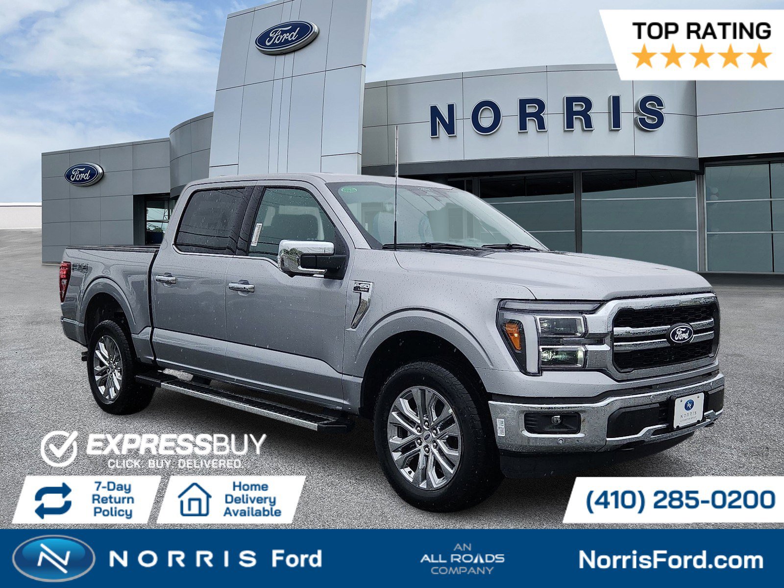 New 2025 Ford F150 Lariat w/ Equipment Group 502A High