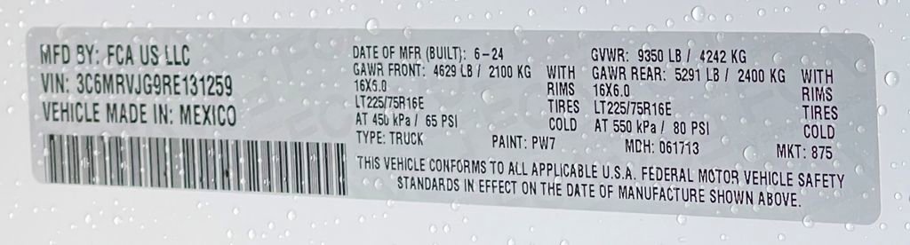 New 2024 RAM ProMaster 3500 w/ Safety Group image 38