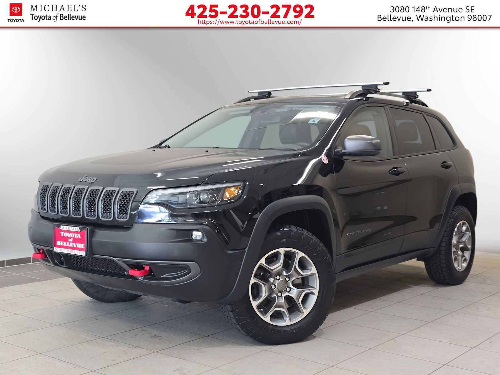 Used 2021 Jeep Cherokee Trailhawk AWD/4WD image 1