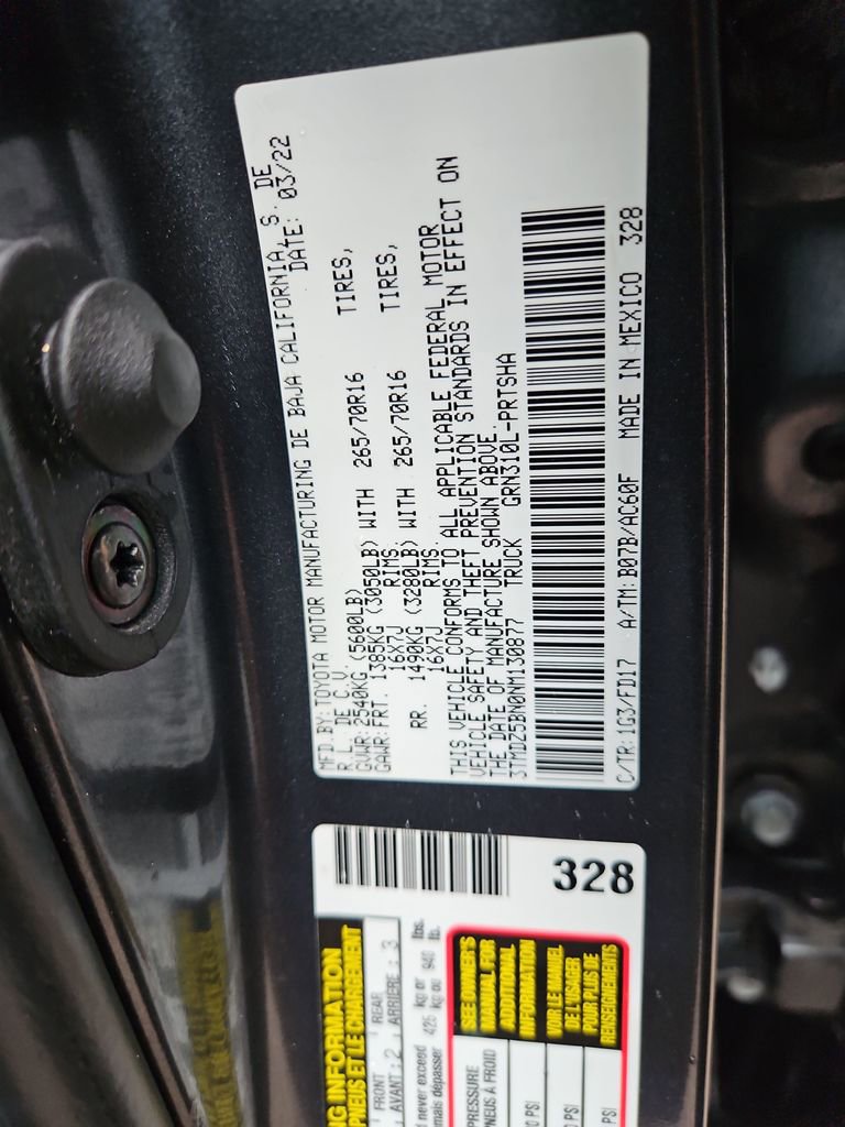 Used 2022 Toyota Tacoma TRD Off-Road w/ Technology Package AWD/4WD image 28