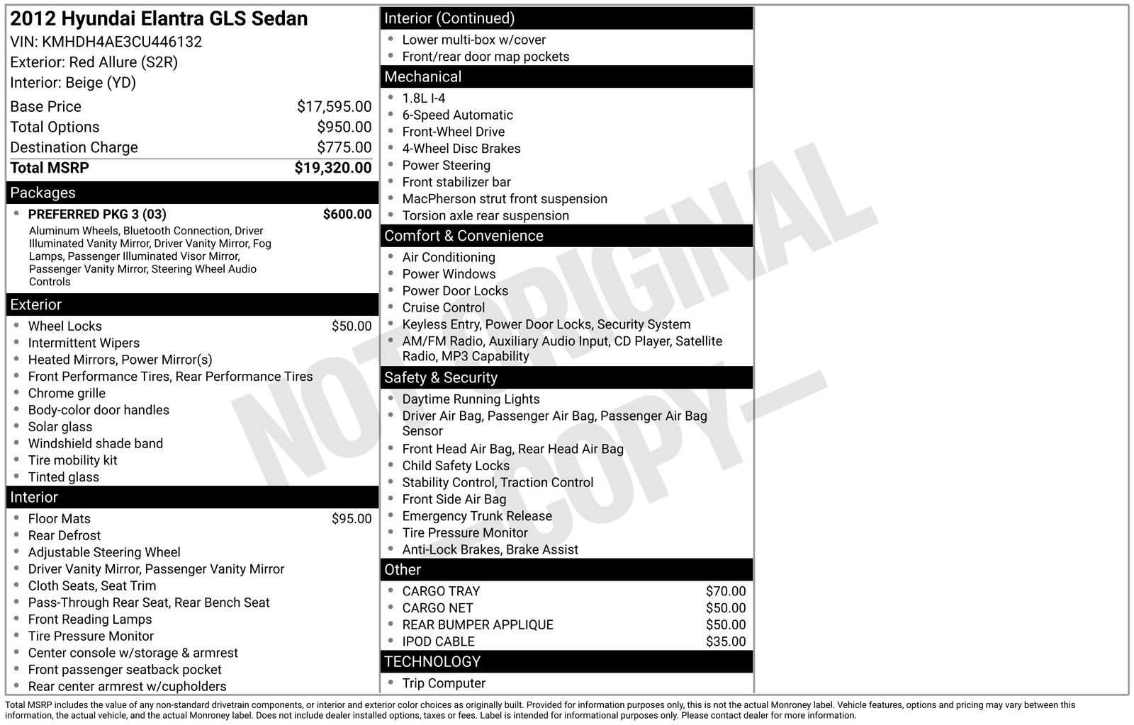 Used 2012 Hyundai Elantra GLS w/ Preferred Pkg 3 FWD image 29
