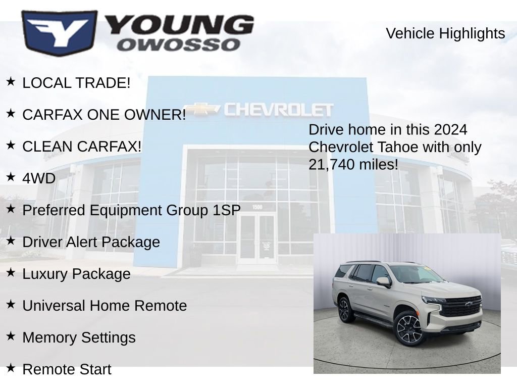 Used 2024 Chevrolet Tahoe RST w/ Luxury Package image 7