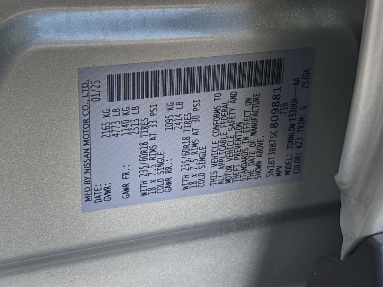 Used 2025 Nissan Rogue SV AWD/4WD image 30