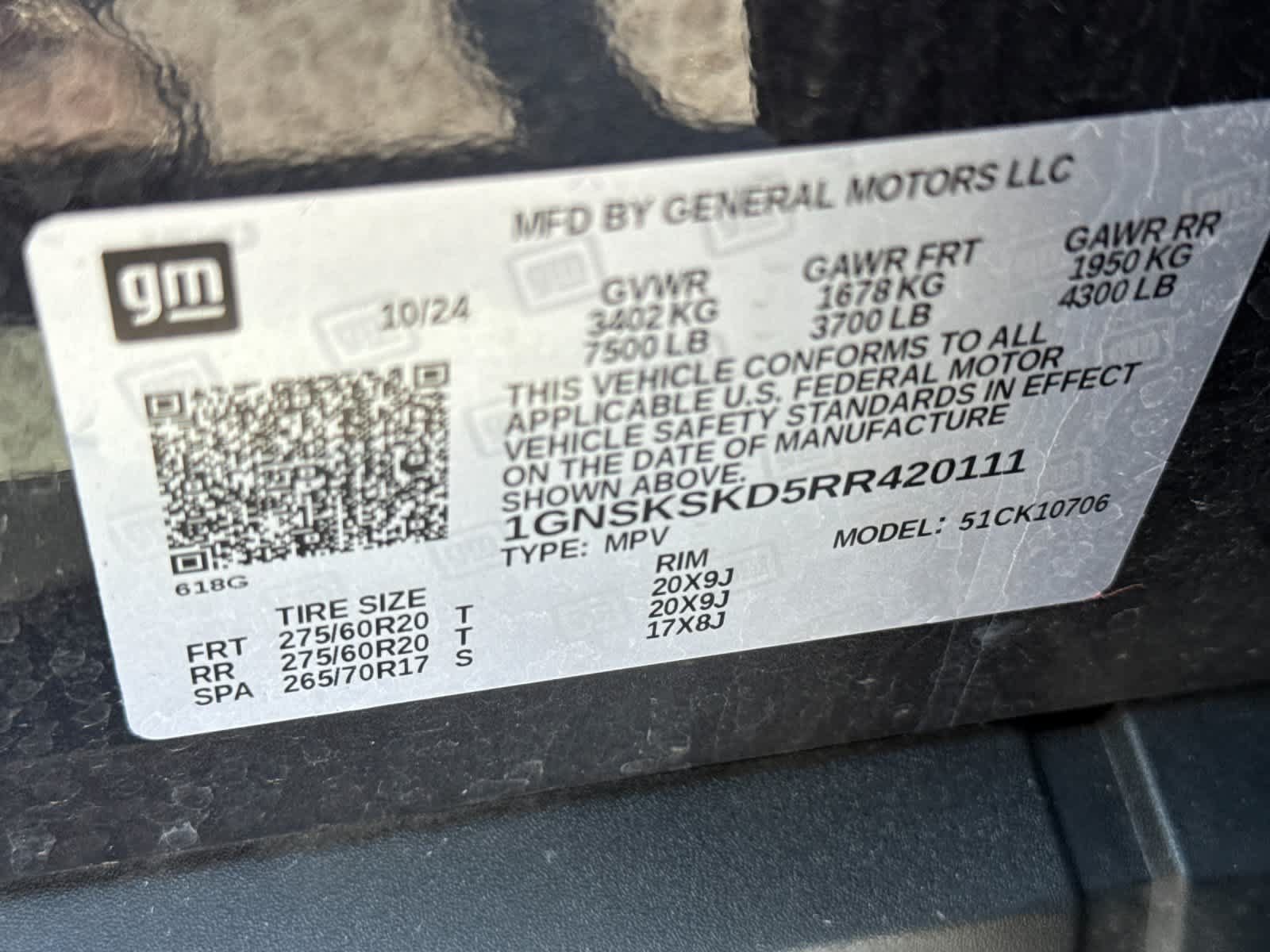 Used 2024 Chevrolet Tahoe Premier AWD/4WD image 64