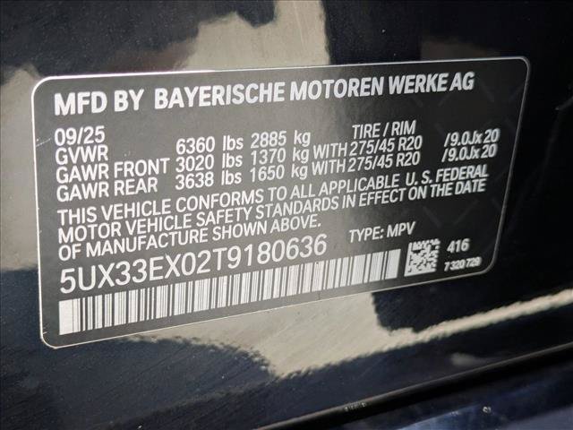 Certified 2026 BMW X6 xDrive40i w/ Climate Comfort Package AWD/4WD image 26