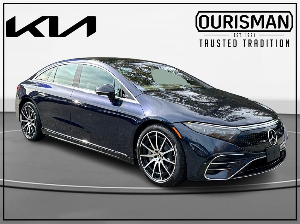 Used 2023 Mercedes-Benz EQS 580 4MATIC Sedan w/ Exclusive Trim Package video 1