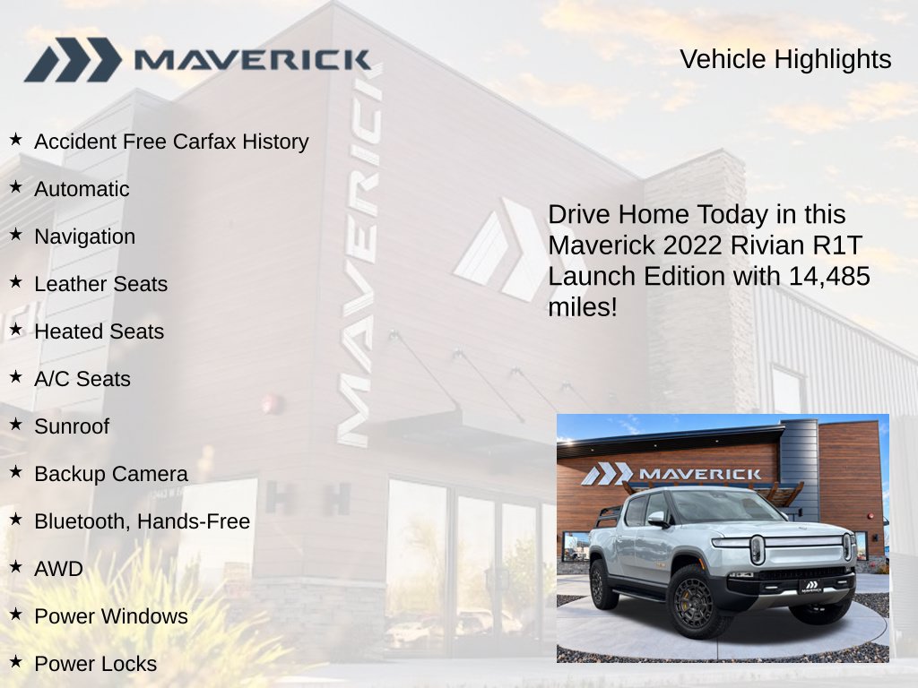 Used 2022 Rivian R1T Launch Edition AWD/4WD image 5
