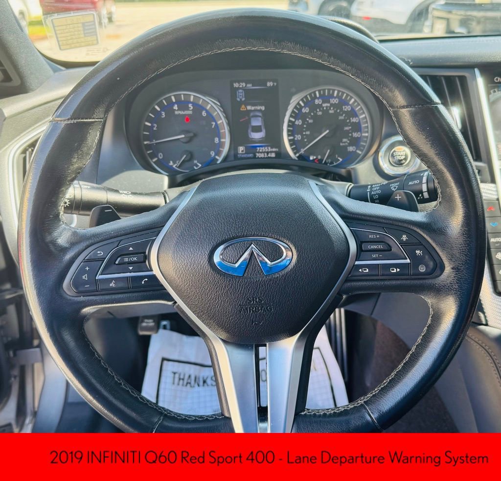 Used 2019 INFINITI Q60 Red Sport 400 w/ Proactive Package RWD image 13