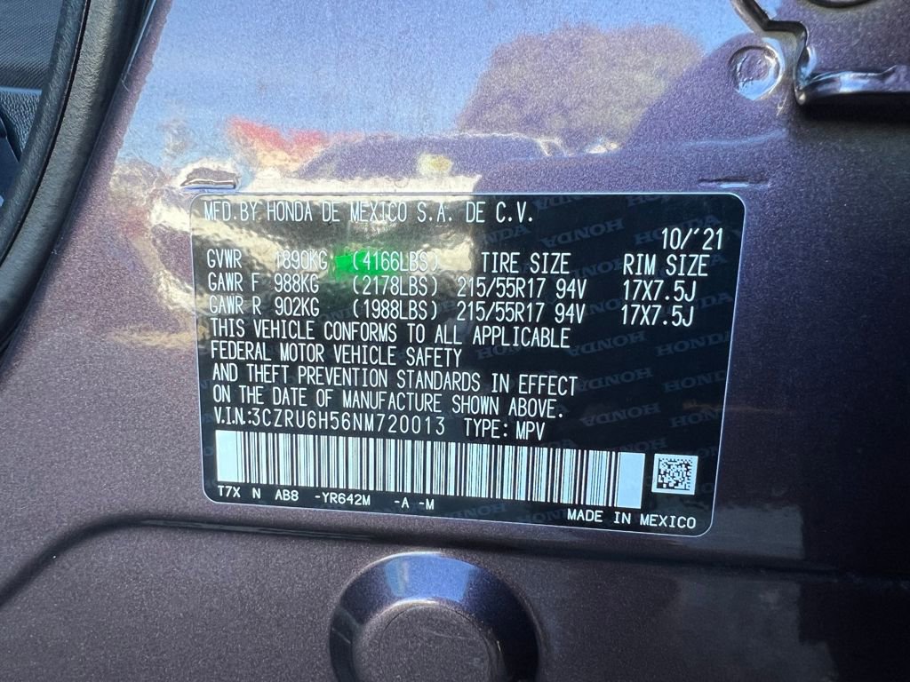 Used 2022 Honda HR-V EX image 45