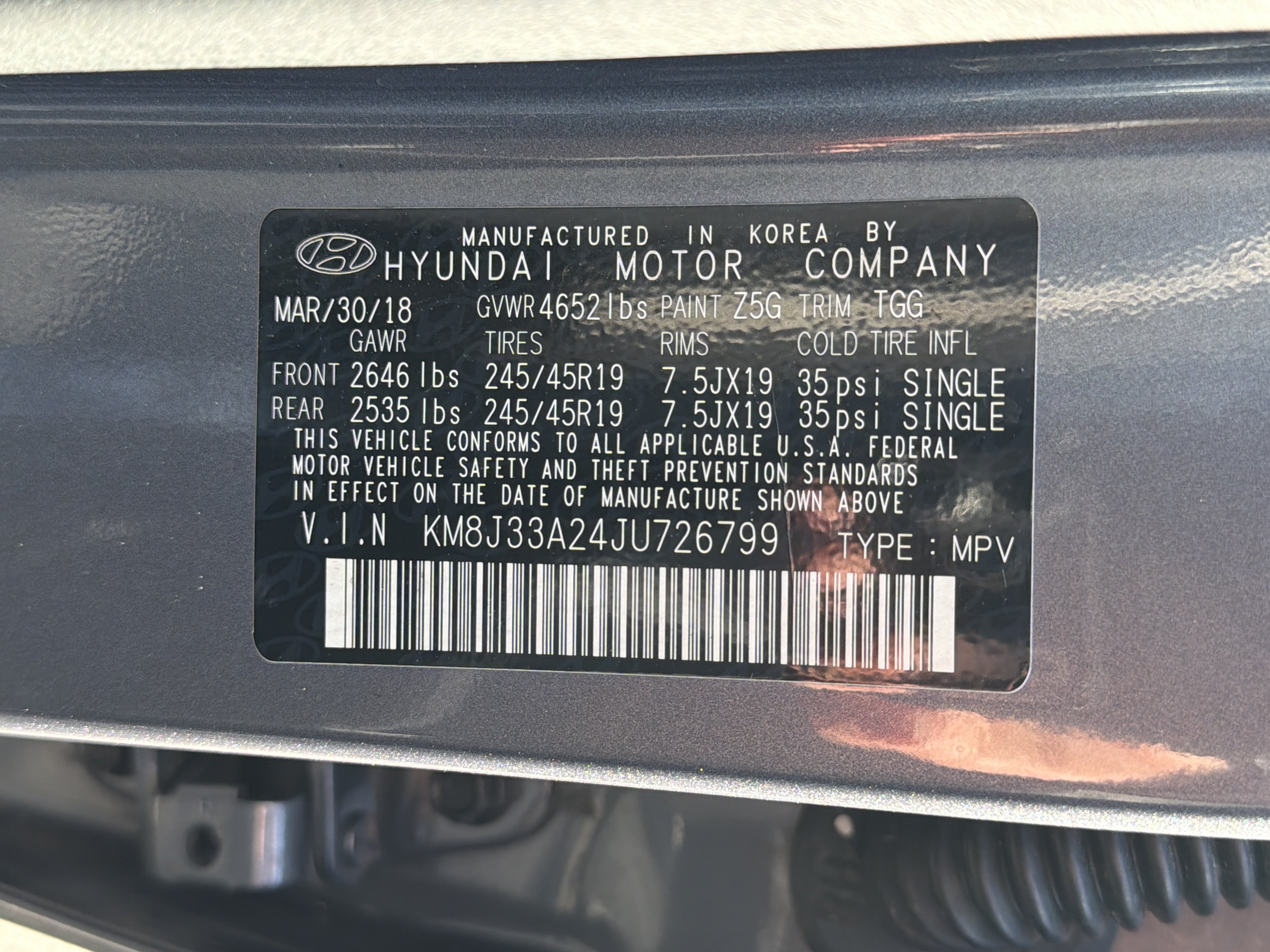 Used 2018 Hyundai Tucson Value w/ Cargo Package FWD image 37