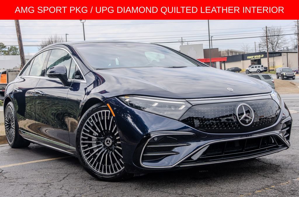 Used 2023 Mercedes-Benz EQS 580 4MATIC Sedan image 3