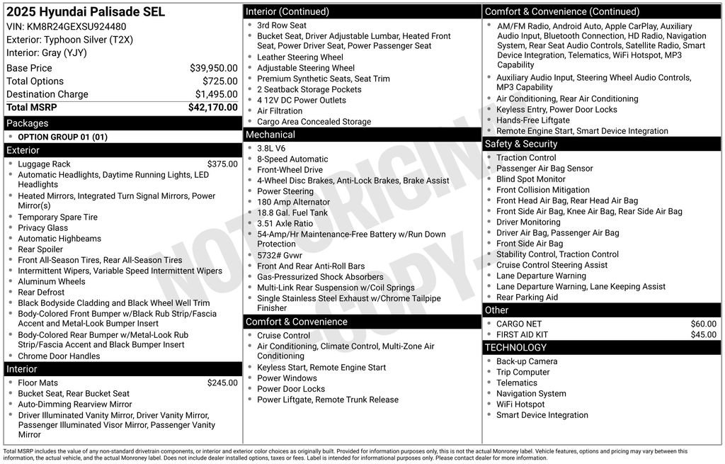 Used 2025 Hyundai Palisade SEL image 6