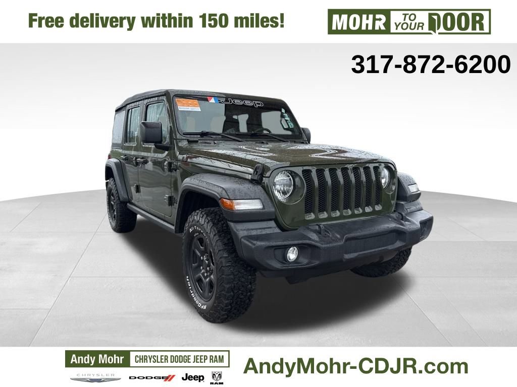 Certified 2022 Jeep Wrangler Unlimited Sport