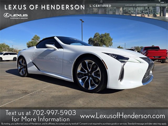 Used 2022 Lexus LC 500 Convertible w/ Touring Package