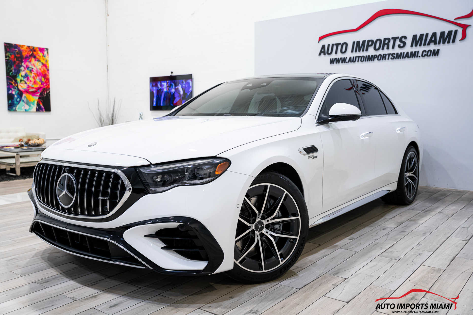 Used 2025 Mercedes-Benz E 53 AMG e 4MATIC Sedan w/ Driver Assistance Package image 1